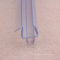 Water retaining strip for bottom shower glass door seal